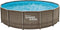 Summer Waves Zwembad Elite Frame 427 X 107 CM - Rotan Look - Complete set