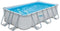 SUMMER WAVES ZWEMBAD ELITE RECTANGULAR FRAME 400 X 200 X 100 CM + FILTERPOMP