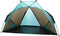 Summertime Beachshelter Automatic Strandtent 260 X 110 X 100 Cm Blauw
