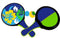 Summertime Catch and Hit met Bloemenprint 4-delig Blauw/Groen