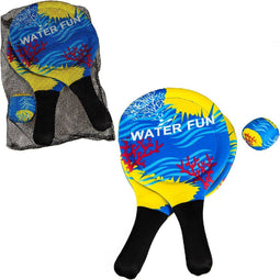 Summertime Water Fun Soft Beach Ball Set Blauw/Geel
