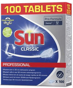 Sun Vaatwastabletten Classic Professional 100 stuks