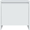 vidaXL - Nachtkastjes - 2 - st - 45x34x44,5 - cm - bewerkt - hout - wit