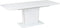 SUNDS - Uitschuifbare eettafel - Wit - 90 x 160/200 cm - MDF