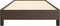 vidaXL - Bedframe - kunstleer - bruin - 90x200 - cm