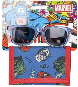 Sunglasses and Wallet Set The Avengers 2 Onderdelen Blauw
