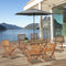 Sunny Aluminium tuinset uitschuifbare eettafel lounge meubelen verkoop metalen meubelen ruimtebespar
