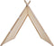 Sunny Como Speeltent Crème– Wigwam Tipi Tent voor kinderen - Stokken FSC hout - 123x106x107cm