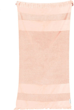 Sunnylife - Beach Strandlaken Turks Katoen 175 x 90cm - Katoen - Roze