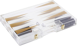 Sunnylife - Games Lucite Backgammon - Acrylaat Kunststof - Goud