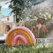 Sunnylife - Kids Inflatable Games Sprinkler Regenboog 60 cm - Kunststof - Roze -