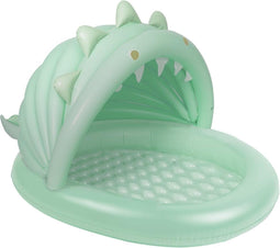 Sunnylife - Kids Inflatable Games Zwembad Dino - Kunststof - Groen