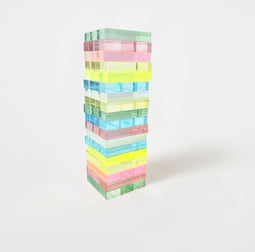 Sunnylife - Mini Lucite Jumbling Tower Aurora