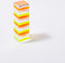 Sunnylife - Travel Lucite Games Jenga - Acrylaat Kunststof - Multicolor