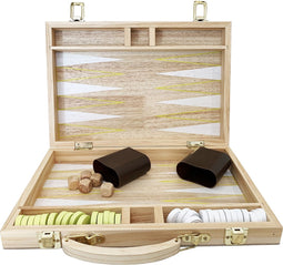 Sunnylife - Wooden Backgammon - Hout - Multicolor