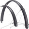 Sunnywheel Spatborden Set Kunststof 28 Inch 45mm Matzwart