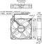 Sunon MEC0251V2-000U-A99 Axiaalventilator 12 V/DC 157.97 m³/h (l x b x h) 25 x 120 x 120 mm