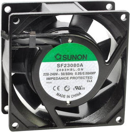 Sunon SF23080A2083HBL Axiaalventilator 230 V/AC 40.78 m³/h (l x b x h) 80 x 80 x 38 mm