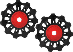 Sunrace Derailleurwieltjes Sp856 11 Tanden 2 Stuks Zwart/rood