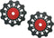 Sunrace Derailleurwieltjes Sp856 11 Tanden 2 Stuks Zwart/rood