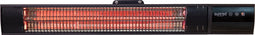 Sunred - Dark lijn - Zwart - Wand model - Terrasverwarmer – Carbon rosé goud technologie - 1500 W – ECO - 3 standen - Afstand bestuurbaar - Elektrische heater