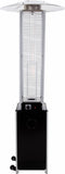 Sunred – Gas flame torch - Gas lijn - Zwart - Staand model - Terrasverwarmer - Gas - 12000 W – Verschillende standen - Elektrische ontsteking - Gas heater - Compleet: incl. gasdrukregelaar & slang