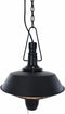 Sunred – Indus - Bright lijn - Zwart - Hangend model - Terrasverwarmer – Halogeen technologie - 2100W - Elektrische heater