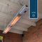 Sunred - Ultra lijn - Zilver – Hangend/Wand model - Terrasverwarmer – Halogeen rosé goud technologie - 3000W – 2 Standen - Afstand bestuurbaar - Elektrische heater