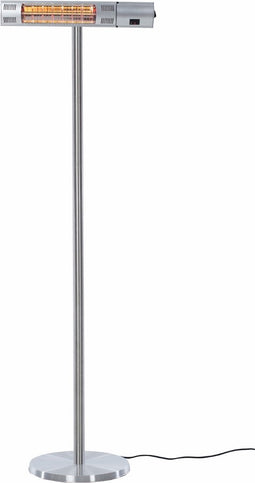 Sunred - Ultra lijn - Zilver - Staand model - Terrasverwarmer – Halogeen rosé goud technologie - 2000W - Afstand bestuurbaar - Elektrische heater