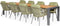 Suns Antas dining tuinstoel - Forest green/grey OP=OP