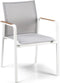 SUNS Tutti Dining Tuinstoel - Mat White/White Grey