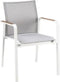 SUNS Tutti Dining Tuinstoel - Mat White/White Grey