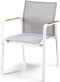 SUNS Tutti Dining Tuinstoel - Mat White/White Grey