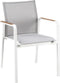 SUNS Tutti Dining Tuinstoel - Mat White/White Grey