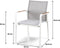 SUNS Tutti Dining Tuinstoel - Mat White/White Grey