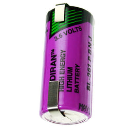 Sunshine Inorganic Lithium Battery SL-361 with soldering lug U-shape