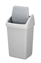 Sunware - Delta prullenbak met swingdeksel 25L wit - 31 x 28,5 x 54 cm