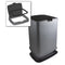Sunware - Delta vuilniszakhouder 70L grijs/zwart - 45,5 x 39,5 x 57 cm