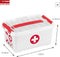 Sunware - Q-line EHBO doos met inzet 6L wit rood - 30 x 20 x 14,7 cm