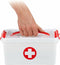 Sunware - Q-line EHBO doos met inzet 6L wit rood - 30 x 20 x 14,7 cm