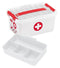 Sunware - Q-line EHBO doos met inzet 6L wit rood - 30 x 20 x 14,7 cm