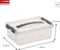 Sunware - Q-line opbergbox 4L transparant metaal - 30 x 20 x 10,4 cm