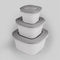 Sunware - Sigma home vershouddoos 1,3L grijs - 18 x 18 x 7,2 cm