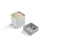 Sunware - Sigma home voorraadbus 0,6L wit grijs - 9 x 9 x 11,4 cm