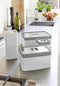 Sunware - Sigma home voorraadbus 0,6L wit grijs - 9 x 9 x 11,4 cm