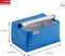 Sunware - Square koeltas blauw - voor vouwkrat 24L - 35,5 x 26,5 x 20 cm
