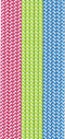 Duni Papieren Rietjes 50 Stuks Rood/Groen/Blauw