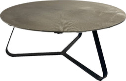 Oist Design Lauro L Coffee Table - Aluminium Champagne - 80 x 80 x 32 cm