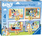 Ravensburger 4-in-1 puzzel - Bluey - 12 16 20 24 stukjes - Multicolour