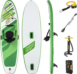 Sup board, kajak set & windsurf sup, paddle board, kano, inclusief pomp en peddel, opblaasbaar